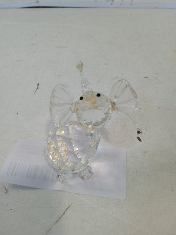 ELEFANTE IN CRISTALLO TIPO SWAROVSKI H5XL2XP2 CM ( CON IMPERFEZIONE )