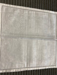 SET COLAZIONE X6 IN TESSUTO BIANCO DAMASCATO