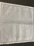 SET COLAZIONE X6 IN TESSUTO BIANCO DAMASCATO