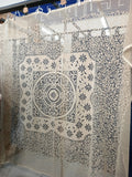 COPRITAVOLO L170X210CM INTAGLIO ECRU'