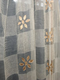 COPPIA TENDE L210X280CM PANNA C/FIORI BEIGE