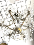 LAMPADARIO 6 LUCI H50XDIAMETRO40 CM ( ACCESSORI ALLA CASSA )