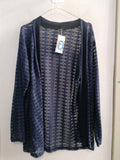 GIACCA DONNA TGL TRAFORATA BLU