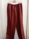 PANTALONE MIS 54 LINO BORDEAUX
