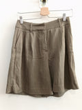 PANTALONCINO ZARA TGS VERDE MILITARE