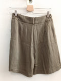 PANTALONCINO ZARA TGS VERDE MILITARE