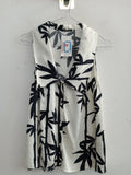 CANOTTA SISLEY TGXS BIANCO/NERO FANTASIA