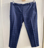 PANTALONE PINKO TG42 BLU FANTASIA DONNA