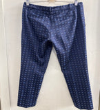 PANTALONE PINKO TG42 BLU FANTASIA DONNA