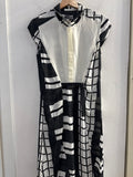 ABITO LONGUETTE M GRAY TGS BIANCO/NERO FANTASIA