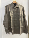 CAMICIA DOPPELGANGER TGS GRIGIO UOMO IN LINO