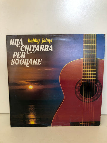 DISCO VINILE LP 33 GIRI UNA CHITARRA PER SOGNARE - BOBBY JOHNS