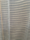 TENDA C/BORCHIE 140x255 RIGHE AZZURRO