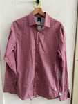 CAMICIA MARINA YACHTING TG41 ROSSA C/FIORI BLU