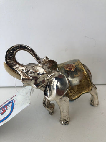 ELEFANTE IN LAM ARG 925 H10XL8XP4 CM