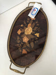 VASSOIO OVALE  IN STILE SORRENTINO L40X22