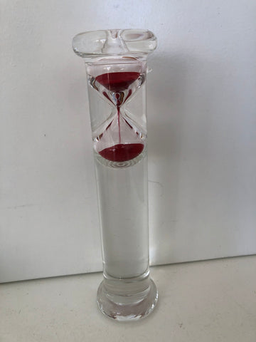 CLESSIDRA IN VETRO H20XDIAMETRO2 CM