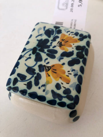 SCATOLA IN CERAMICA GIRELLA CALTAGIRONE H3XL5XP4 CM