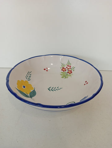 CENTROTAVOLA IN CERAMICA SOLIMENE H10XDIAMETRO29 CM