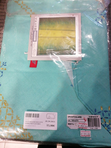 GRAN FOULARD BASSETTI L180X270CM AZZURRO