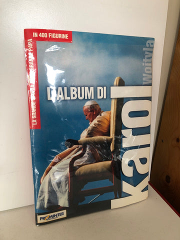 ALBUM FIGURINE PROMINTER L'ALBUM DI KAROL WOJTYLA COMPLETO