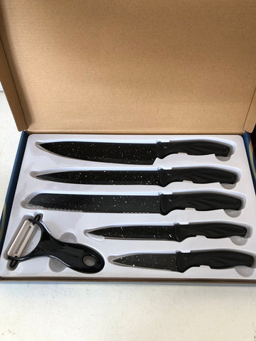 SET COLTELLI 5 PZ KITCHEN LIFE + PELAPATATE