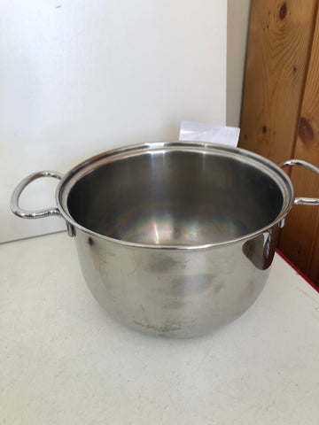 PENTOLA DUE MANICI SENZA COPERCHIO H10XDIAMETRO18 CM