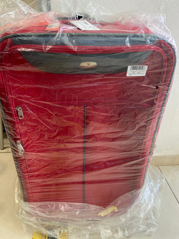 VALIGIA TROLLEY RONCATO MORBIDO ROSSO 77X46(PARI AL NUOVO)