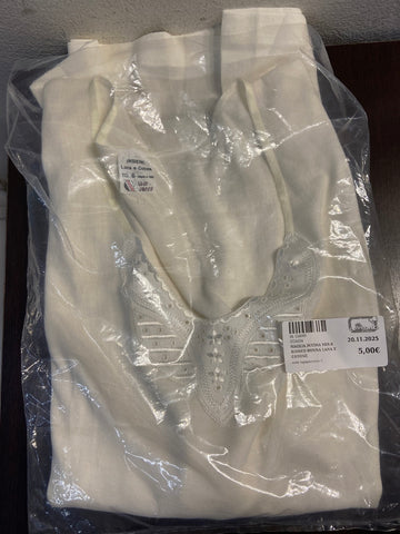 MAGLIA INTIMA MIS.6 BIANCO DONNA LANA E COTONE