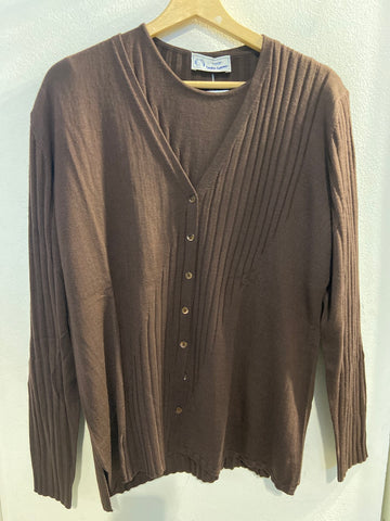 TWINSET DONNA TG50  IN LANA MARRONE