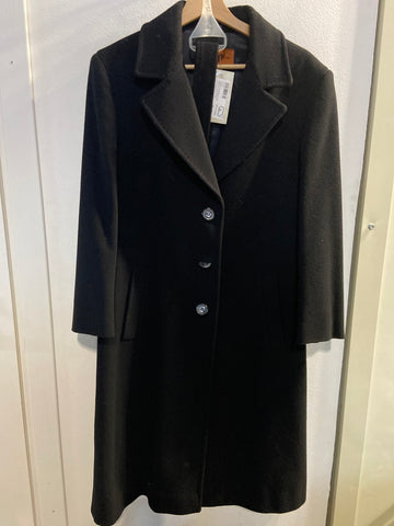 CAPPOTTO ABITALE TG44 NERO IN LANA DONNA