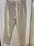 PANTALONE ZARA VELLUTO TG48 BIANCO