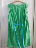 ABITO ESPRIT TG48 VERDE C/CINTURA AZZURRA
