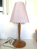 LAMPADA DA TAVOLO VETRO ROSA H70XDIAMETRO37 CM