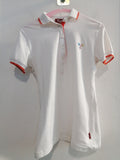 POLO CARLSBERG TGL BIANCO C/STRASS MULTICOLOR