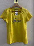 MAGLIA GUESS TGM GIALLO C/PIETRE