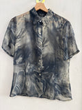 CAMICIA TG.40 GRIGIO TRASPARENTE FANTASIA