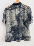 CAMICIA TG.40 GRIGIO TRASPARENTE FANTASIA