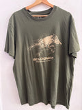 MAGLIA DECHATLON TG.L VERDE C/FANTASIA