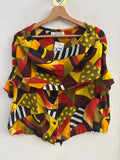 MAGLIA ATOS LOMBARDINI TG44 FANTASIA GIALLO/ROSSO