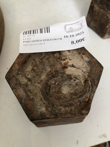 PESO ANTICO H5XL8XP8 CM