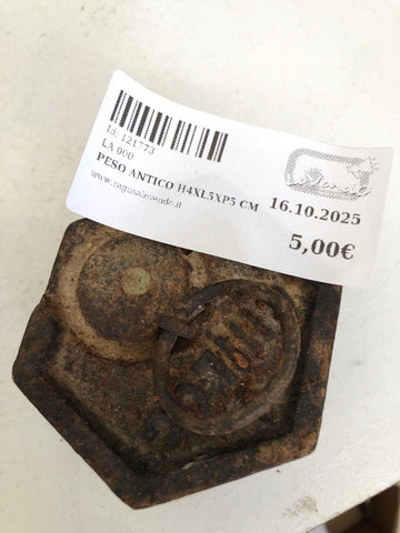 PESO ANTICO H4XL5XP5 CM