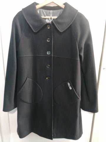 CAPPOTTO CESARE PACIOTTI TG42 NERO MISTO LANA