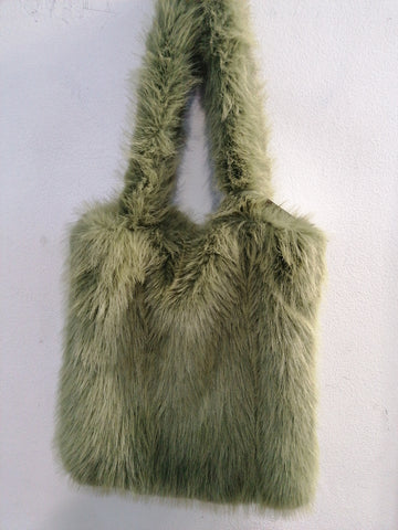 BORSA IN ECOPELLICCIA VERDE