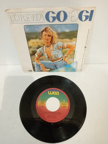 DISCO 45 GIRI Loretta Goggi – L'Aria Del Sabato Sera
