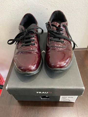 SNEAKERS FRAU MIS.35 BORDEAUX VERNICE C/SCATOLO