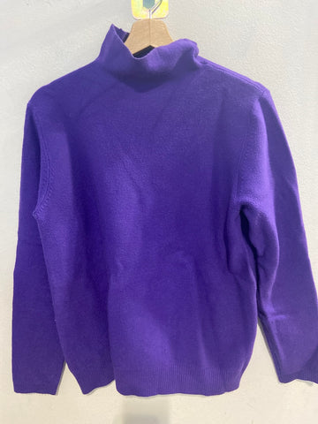 MAGLIONE ESSENTIAL TGM VIOLA DONNA