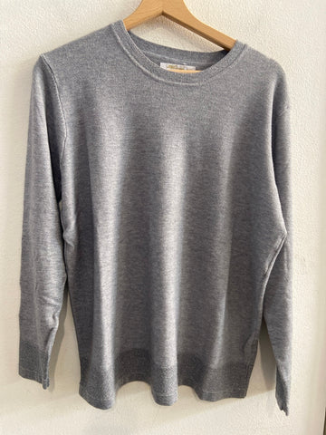 MAGLIONE DONNA TGXL GRIGIO C/RIPORTO LAME'