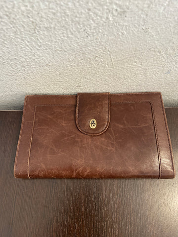 PORTA FOGLIO VINTAGE IN PELLE MARRONE