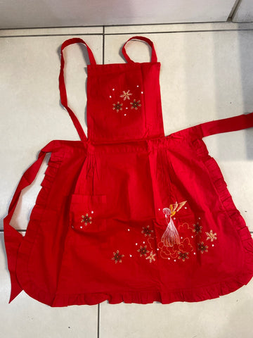 GREMBIULE ROSSO NATALIZIO